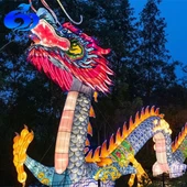 Lanterna di Capodanno cinese di grandi dimensioni