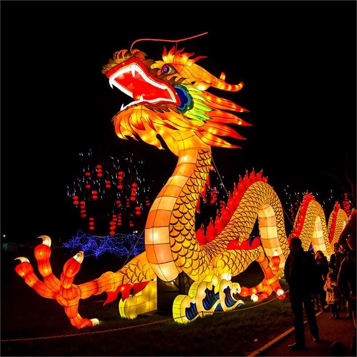 Chinese Dragon Silk Festival Lantern Chinese Dragon Silk Festival Lantern