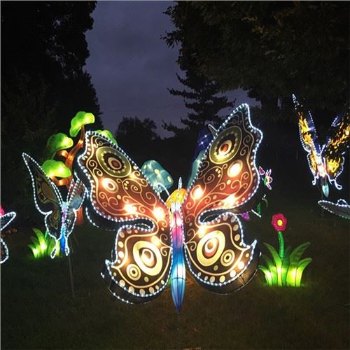 Spettacolo di illuminazione per eventi